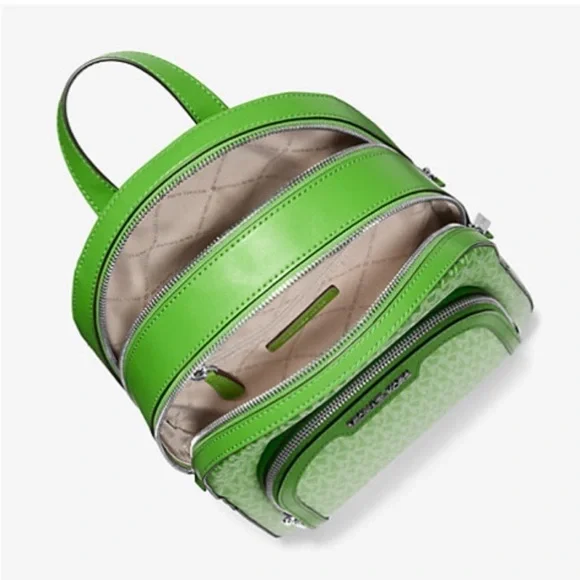 Michael Kors Jaycee Medium Ombré
Signature Logo Backpack Jungle - Picture 4 of 10